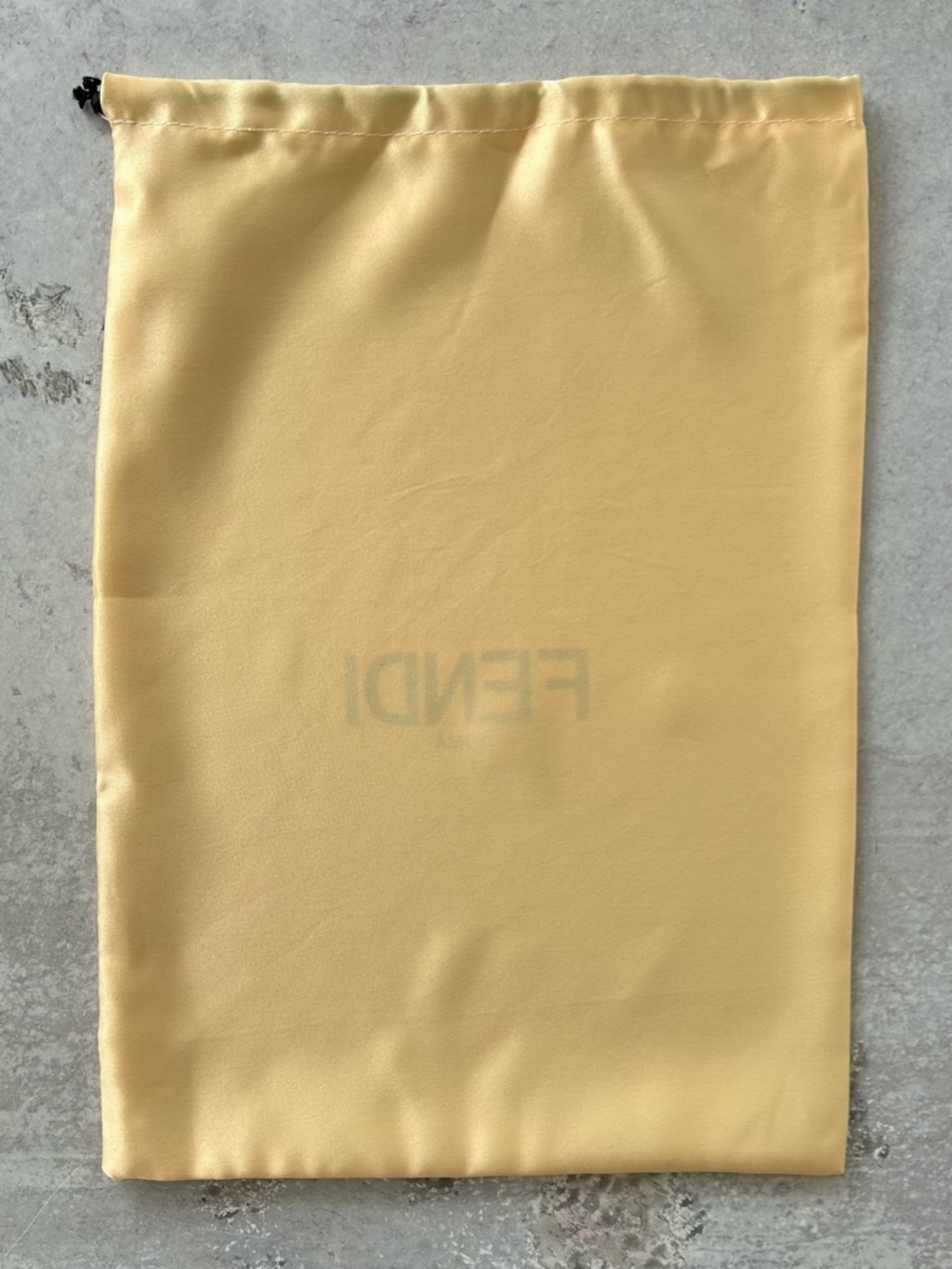 FENDI Roma Gold Sateen Dust Bag - Picture 4 of 4